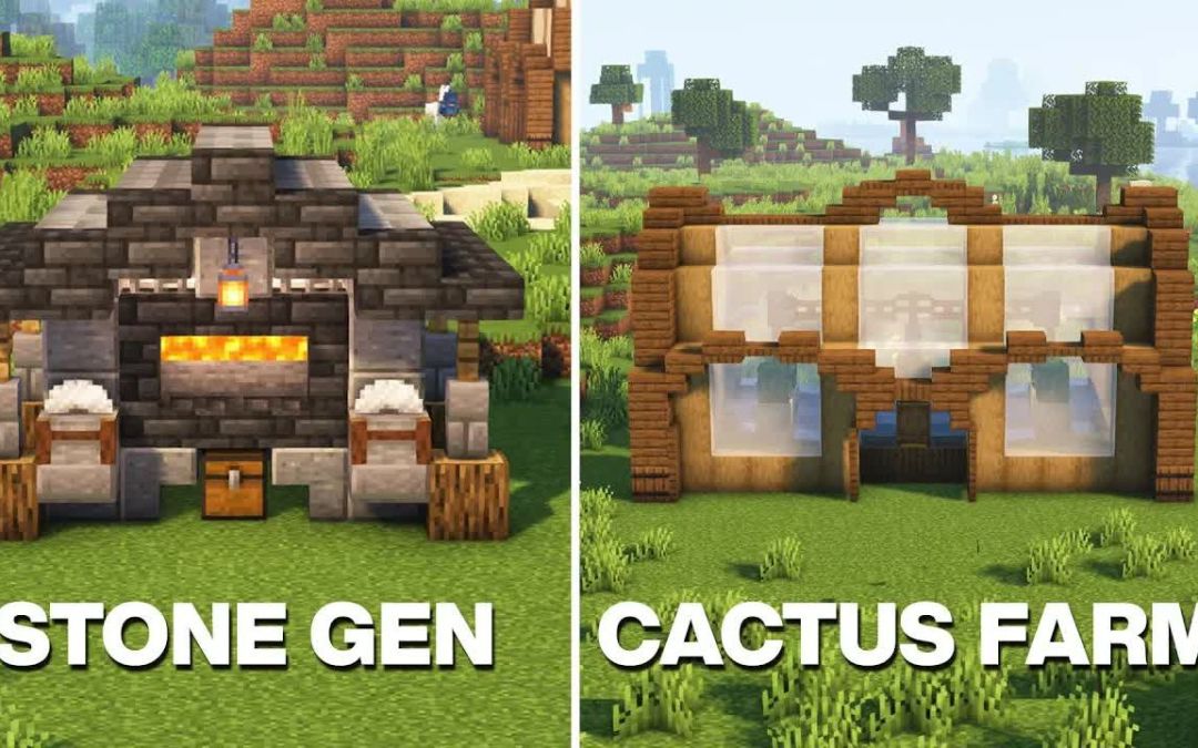 【搬运】Minecraft Survival 1.18中的3个简单且必须的启动农场 by Reimiho截图