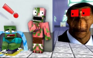 怪物学院1738集丨Obunga Face Challenge丨我的世界动画