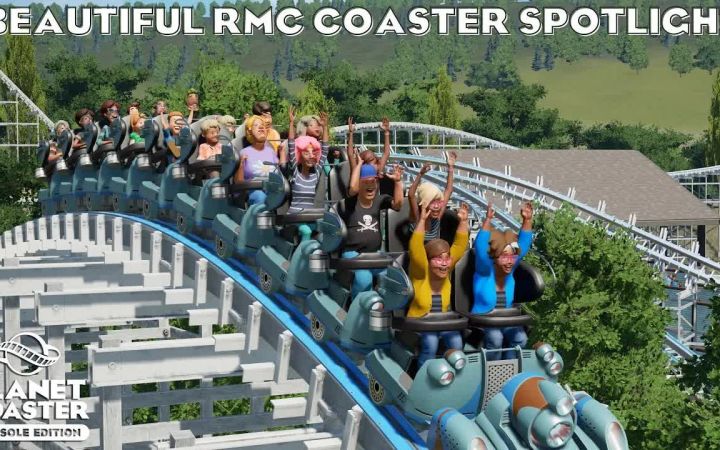 【搬运】过山车之星分享 Beautiful RMC Coaster (Blue Thunder) by M&J Games截图