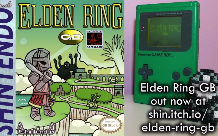 饭制GameBoy版《艾尔登法环》已完成 GB还能再战多少年截图