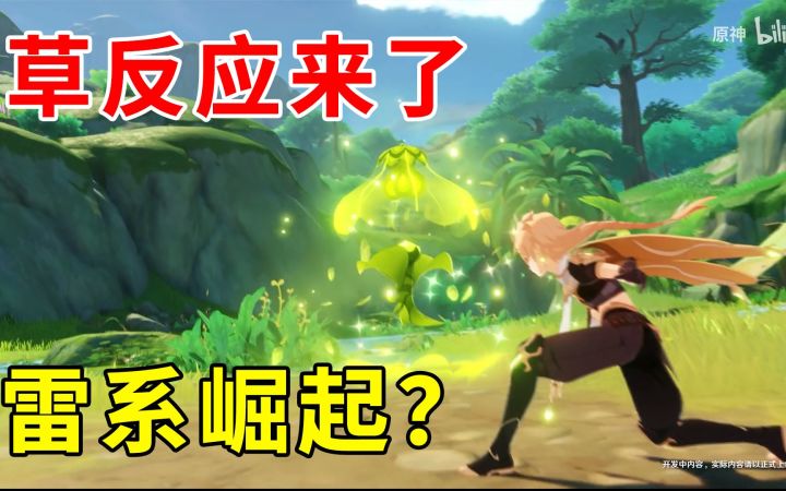 草反应来了！雷系能否崛起？须弥前瞻解析截图
