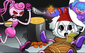 【搬运YouTube】长腿妈咪煮饭PJ来捣乱丨Poppy playtime 2悲伤的故事动画