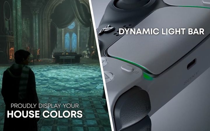 《霍格沃兹 传承》“次世代沉浸感”宣传片 PS5手柄光条将对应学院颜色截图