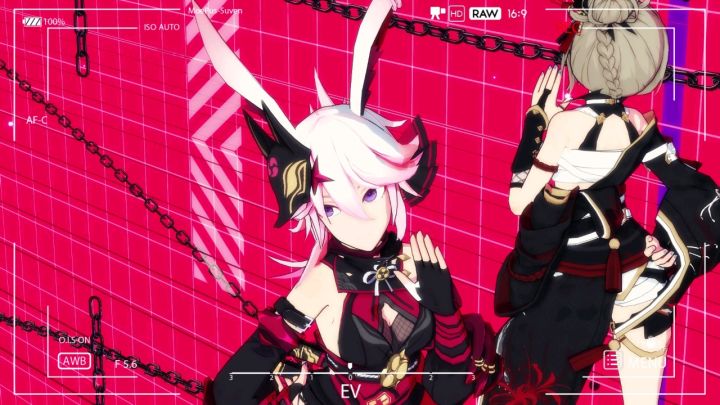 【崩坏三mmd】忍者八重霞x绯夜花丽塔巜疑心暗鬼》截图
