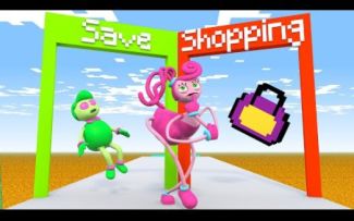 怪物学院1583集丨Destiny run challenge-长腿妈咪 save 长腿宝宝丨Poppy playtime 2 我的世界动画