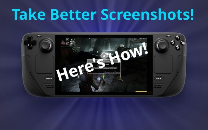 如何在Steam Deck上使用高清截图截图