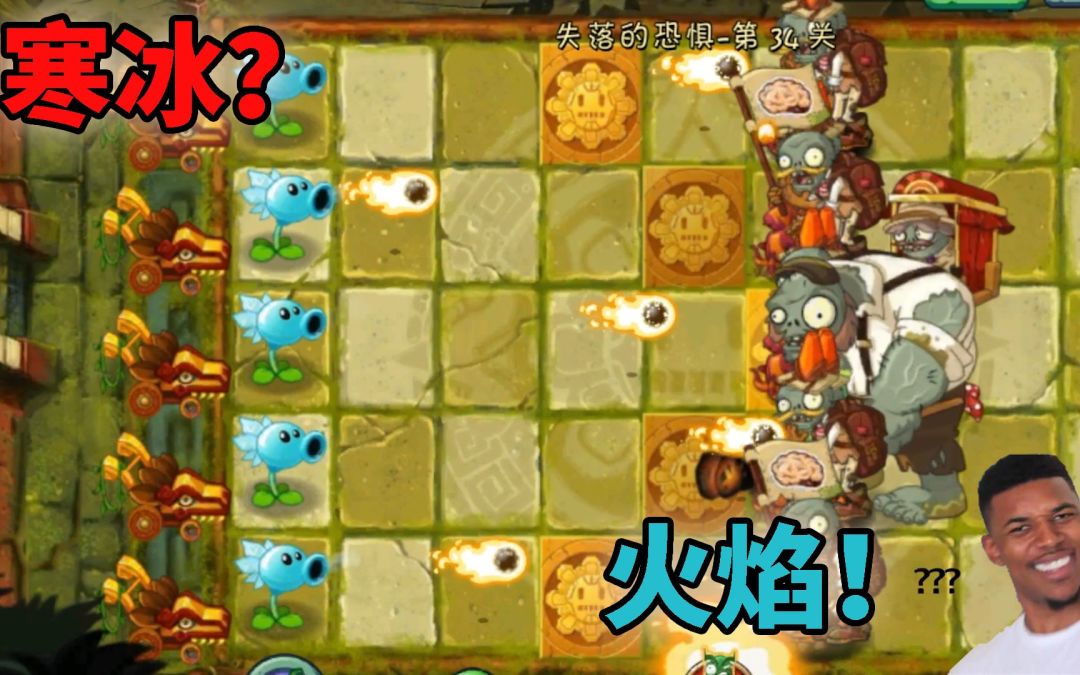 pvz2：寒冰射手变成了火焰射手？截图