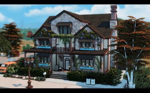 【模拟人生4速建|搬运|附链接|30×30|nocc】Big Family House for 6 + Sim截图