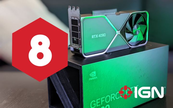 【IGN】8分,公版RTX 4090评测:速度穿越截图