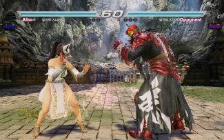 《铁拳7》州光小姐姐VS铁甲豹王