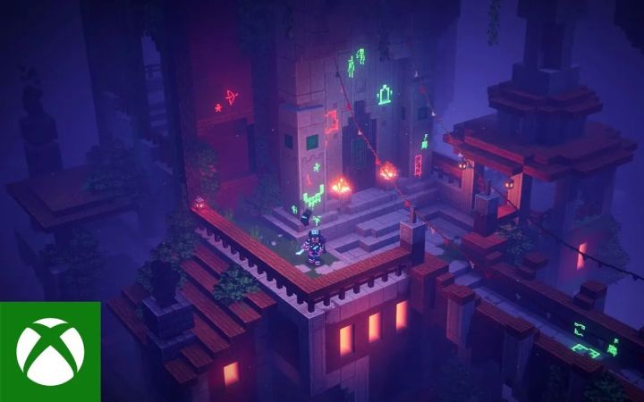 【IGN】《我的世界:地下城》「辉光暗夜」赛季宣传视频截图