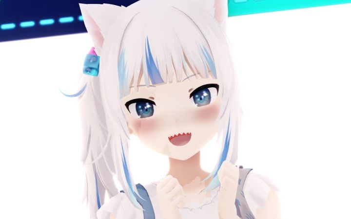 【VtuberMMD】爱言叶III(cover 噶呜·古拉)【噶呜·古拉】【搬运】截图
