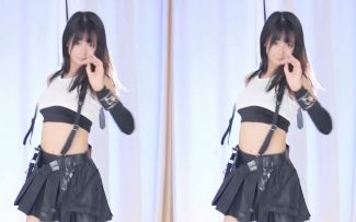 【鱼子酱】《Wiggle Wiggle》蒂法套装 直播跳舞录屏