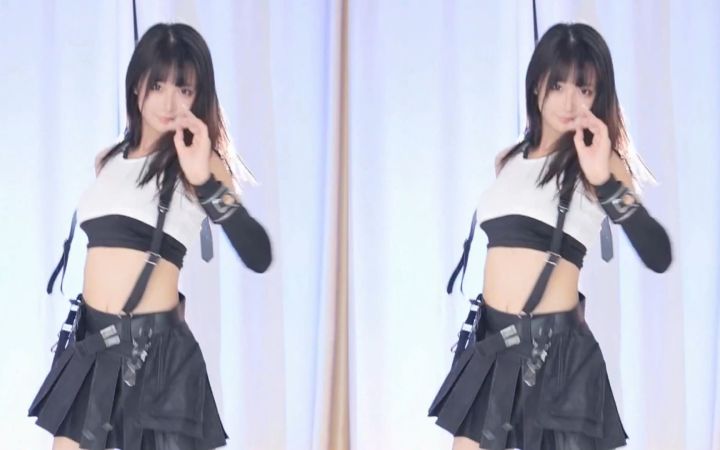 【鱼子酱】《Wiggle Wiggle》蒂法套装 直播跳舞录屏截图