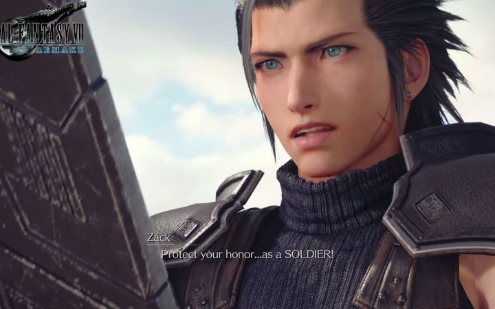 《最终幻想7 核心危机》名场景“自由的代价”画面对比 原版 VS 重聚版 VS FF7重制版截图