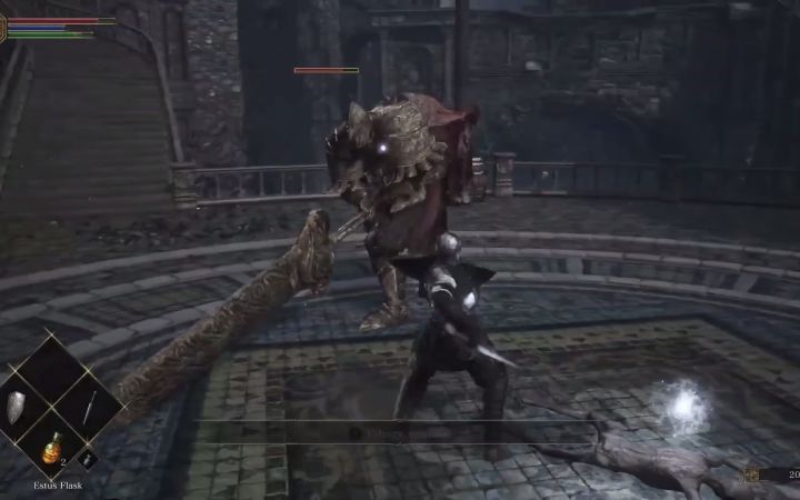 黑魂3全覆盖MOD《黑暗之魂 远古王座》海德敌人演示截图