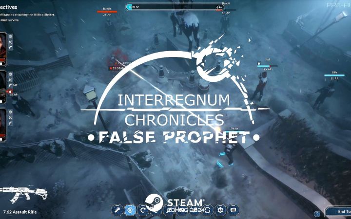 地外精神病毒入侵！回合制生存策略游戏《Interregnum Chronicles: False Prophet》预告片，预计2024年第一季度推出截图