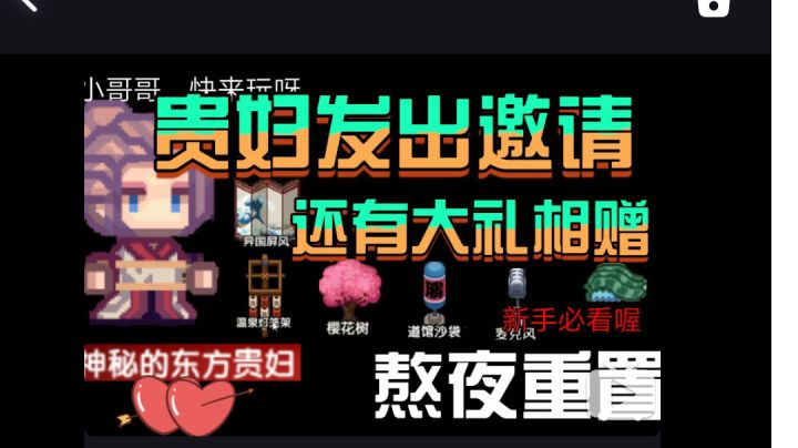 熬夜重置 东方贵妇的做客礼仪任务 六件黑星等你了拿截图