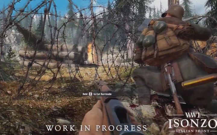 一战题材射击游戏《Isonzo》3分钟演示截图
