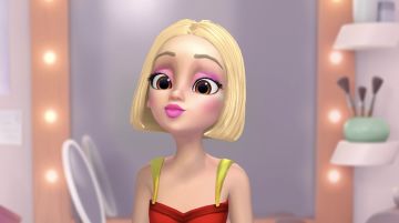 《梦想城镇》手游新增趣味化妆改造小游戏，为莎莉打造专属派对造型！