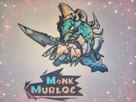 B站大神绘画鱼人武僧全过程