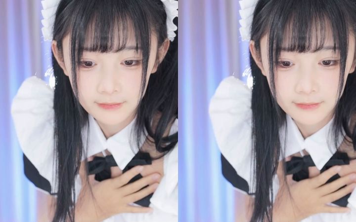 【鱼子酱】《极乐净土》女仆套装 直播跳舞录屏截图