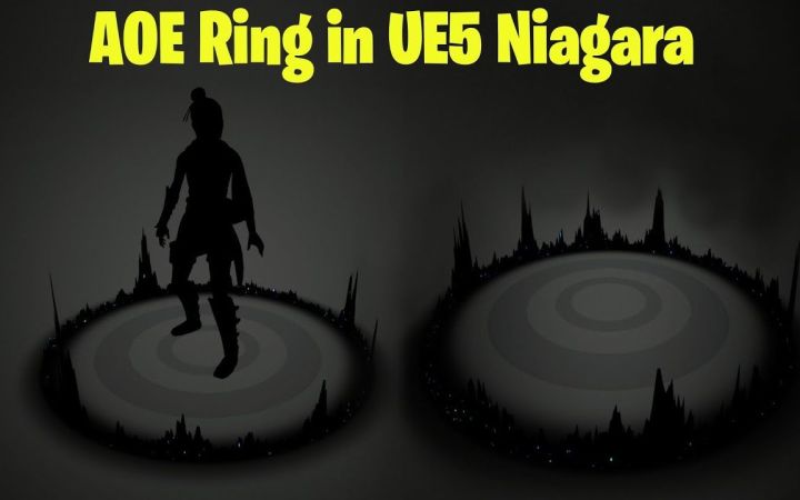 在UE5中制作AOE光环 【UE5 Niagara教程】截图
