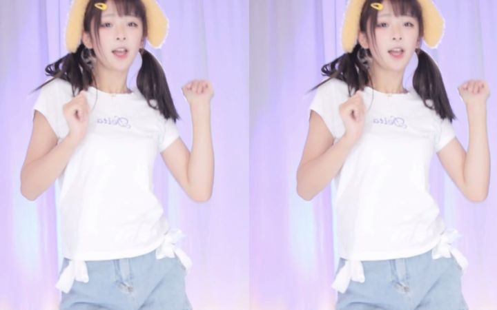 【鱼子酱】《3》白色常服套装 直播跳舞录屏截图