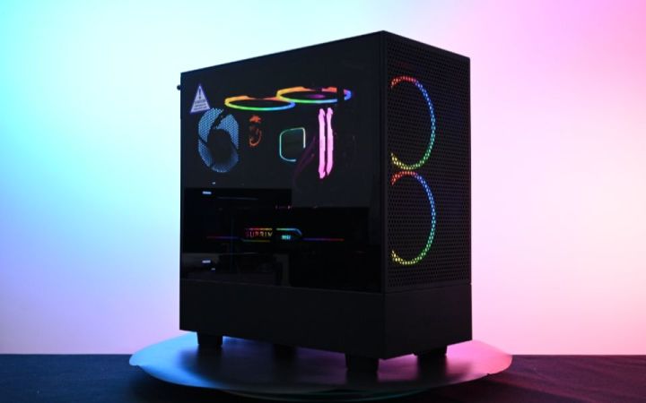 NZXT H5 Flow攒机实战 涵道设计强化显卡散热截图