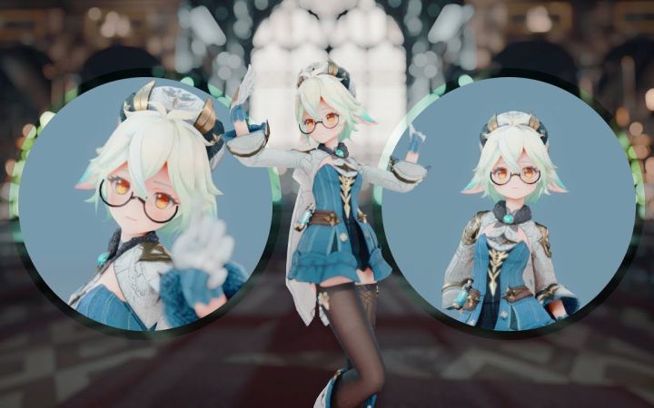 【原神MMD】与梦盛开【砂糖】【搬运】截图