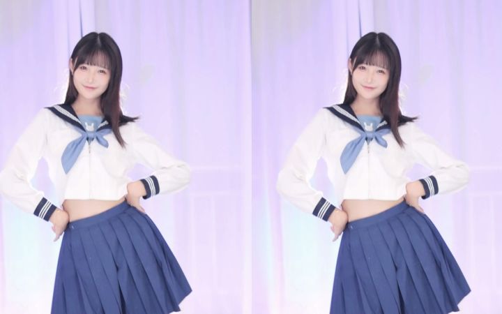 【鱼子酱】《See Tình》明日酱的水手服版 直播跳舞录屏截图