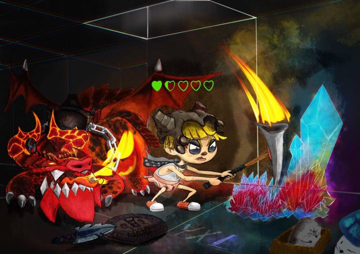 无尽挖矿，，凑双重铸一套种（目前双重铸:头，披风，鞋子）截图