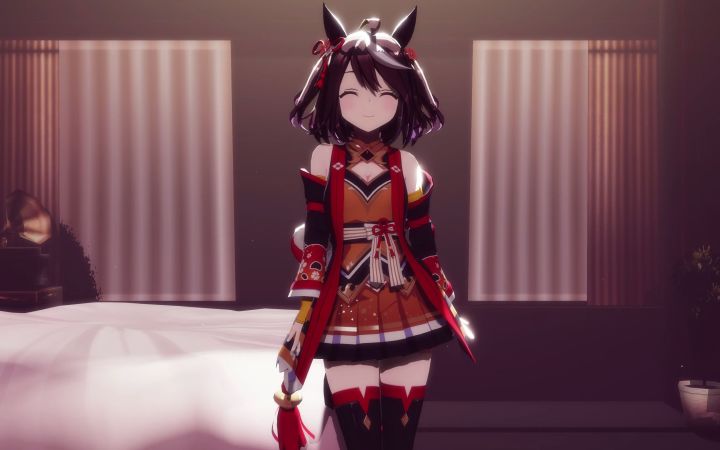 【赛马娘MMD】热爱105°C的你【北黑】【搬运】截图