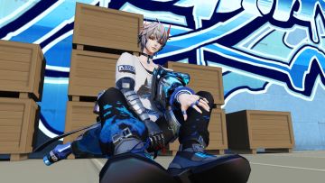 【皮肤展示】茨木童子全新百威昕蓝系列皮肤「放恣余色」