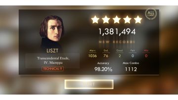 李斯特——《超级技术练习曲之四·马捷帕》 AC 98.2％