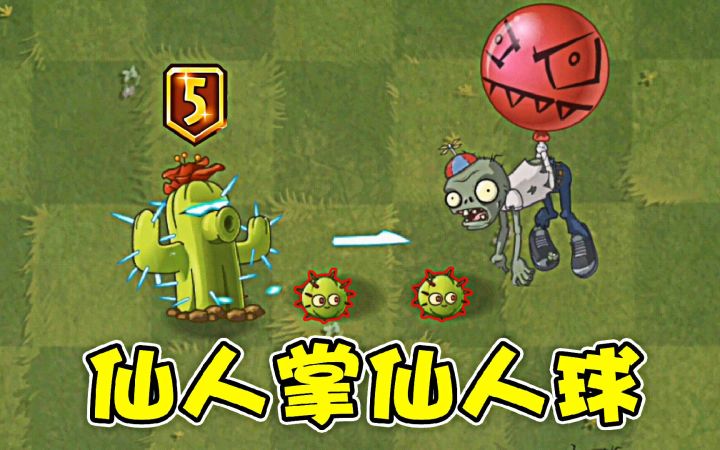 植物大战僵尸:5阶仙人掌仙人球,有什么作用呢?截图
