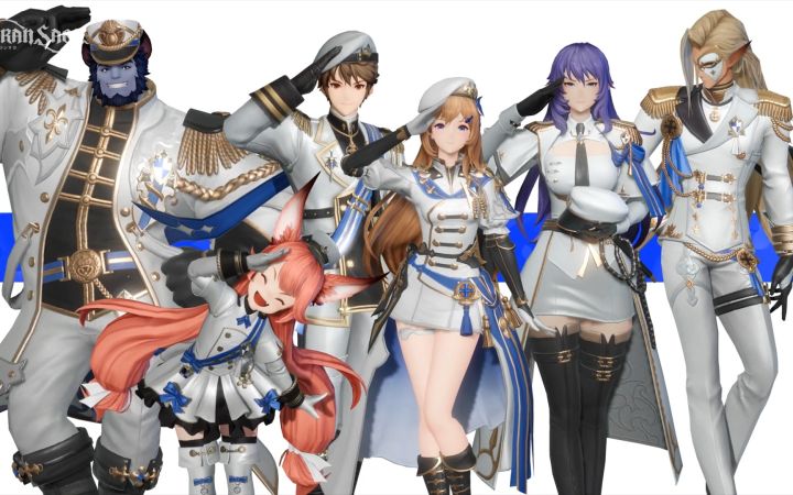 《Gran Saga 格兰骑士团》日服 1周年纪念服装“荣光之辉”预告截图