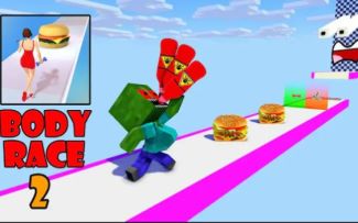 怪物学院第1841集丨Body Race Challenge 2丨我的世界动画