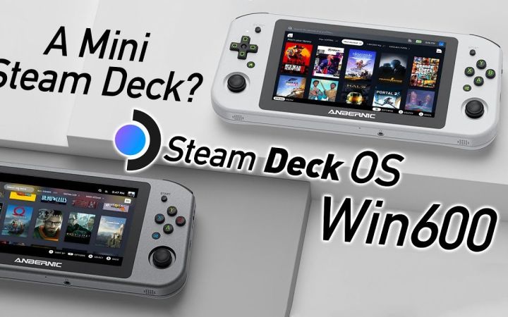 这是迷你Steam Deck吗?体验Win600上运行Steam OS截图