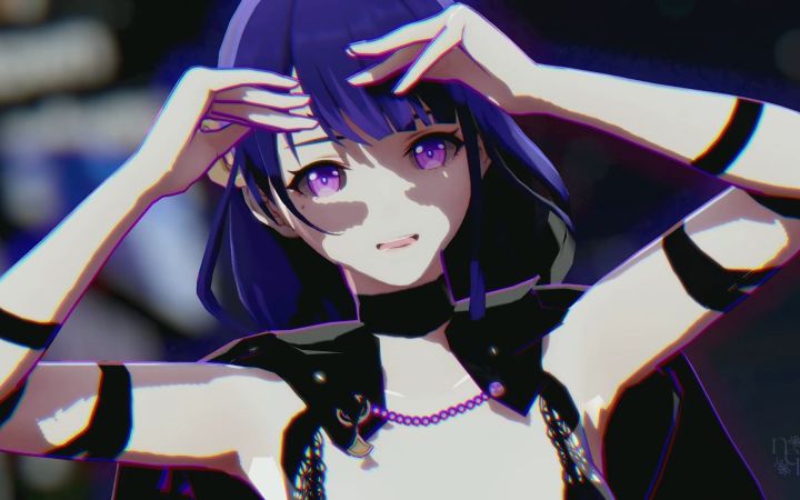 【原神MMD】像神一样呐【雷电将军】【搬运】截图