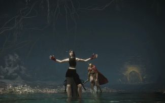 蒂法在女武神面前蹦迪 水鸟乱舞为她助兴