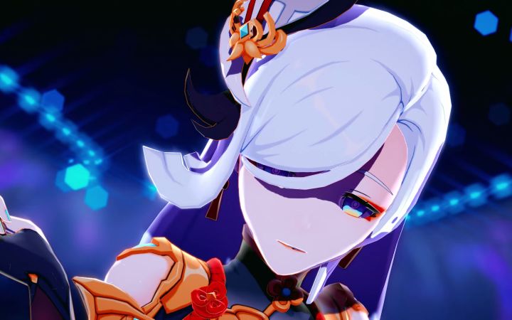【原神MMD】Stay Tonight【申鹤】【搬运】截图