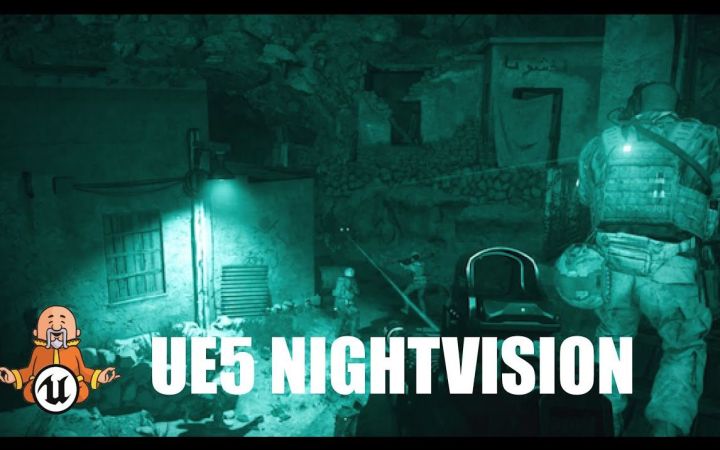 在虚幻引擎5中制作夜视功能 【UE5教程】截图