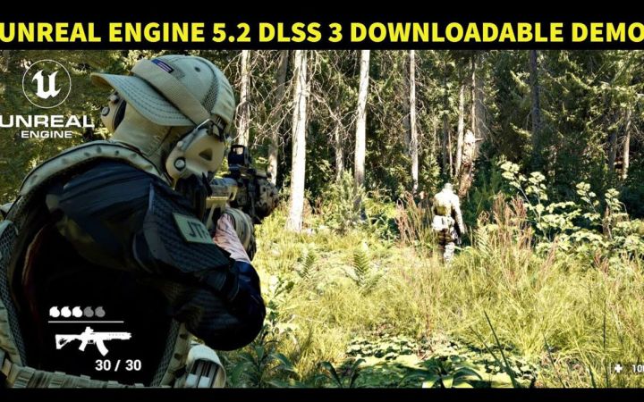虚幻引擎5.2 DLSS 3可下载演示版截图