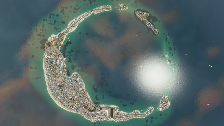 【城市天际线 Cities: Skylines】环礁城市 Los Karlos 城建展示截图