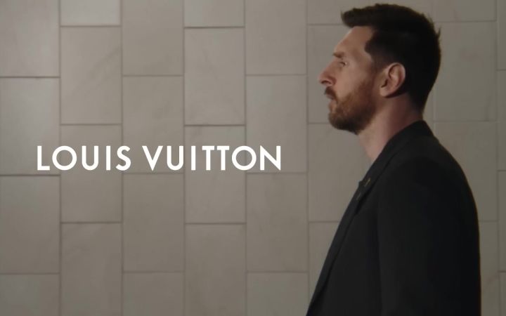 梅西 x LV 最新广告截图