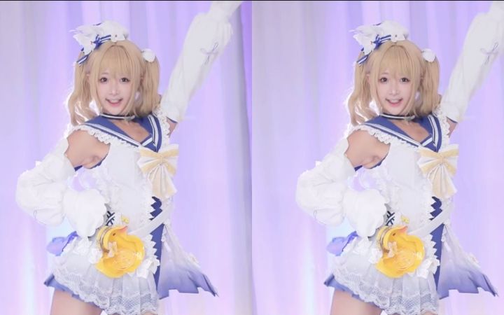 【鱼子酱】《Roly Poly》泳装芭芭拉限定 直播跳舞录屏截图