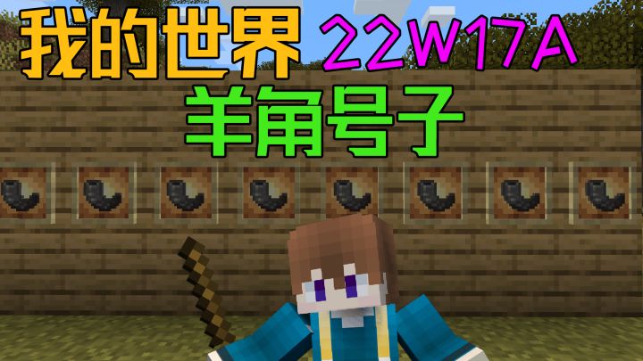 我的世界新版本22w17a羊角号子真好听！截图