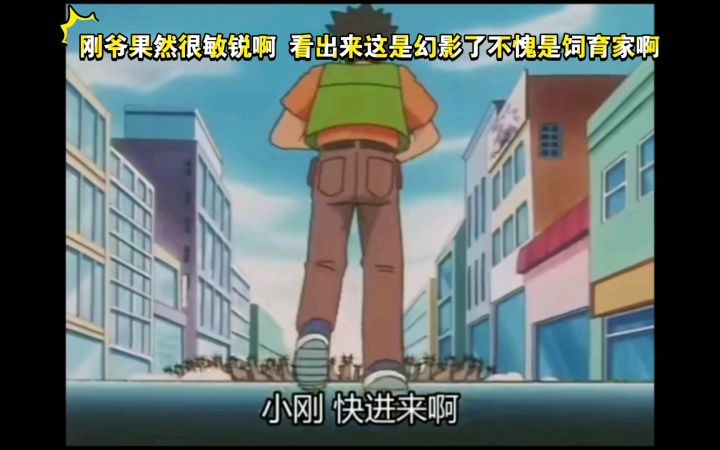 精灵宝可梦 刚爷果然很敏锐啊 看出来这是幻影了不愧是饲育家啊截图