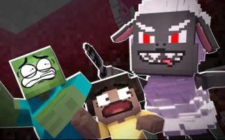 【GhostBlock】MC怪物学院动画丨Wooly你在干什么？！丨阿曼达冒险家我的世界动画